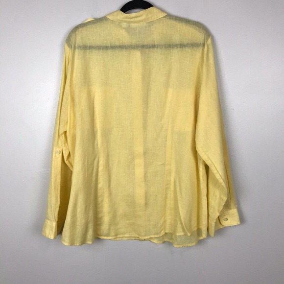 Chico's Simi Sheer Long Sleeve Lagenlook Top 3 - Picture 5 of 7